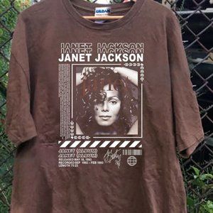 Vintage Janet Jackson Tshirt, Janet Jackson Retro 90s Shirt,